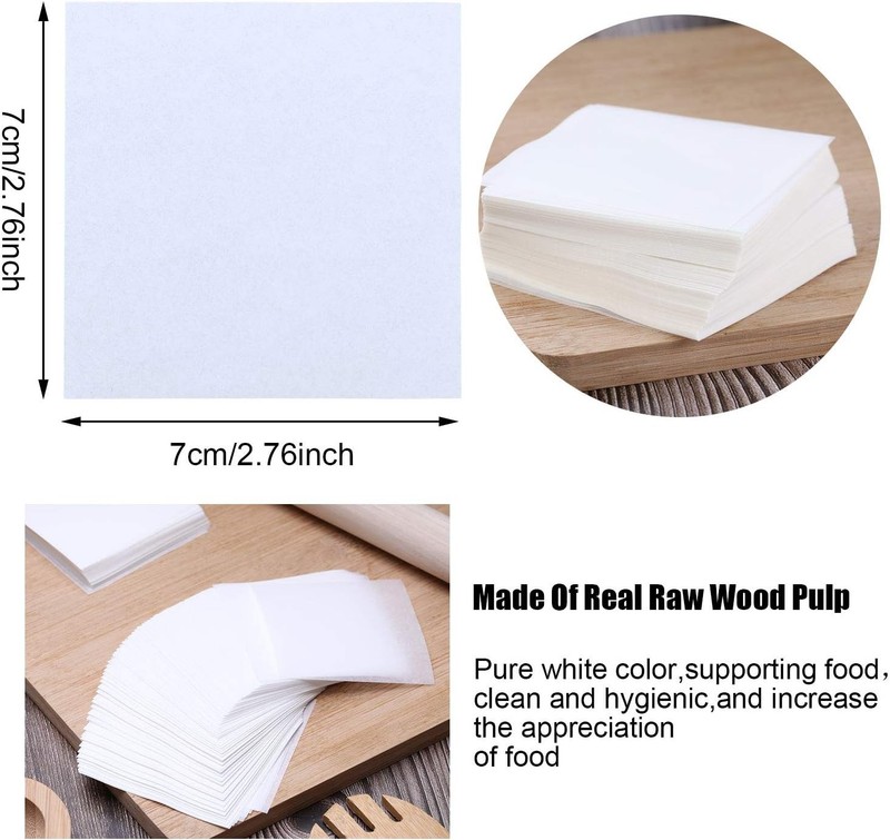 1500 Pcs Parchment Paper Squares 2.75 x 2.75 Inch Small Hamburger Patty Paper gallery