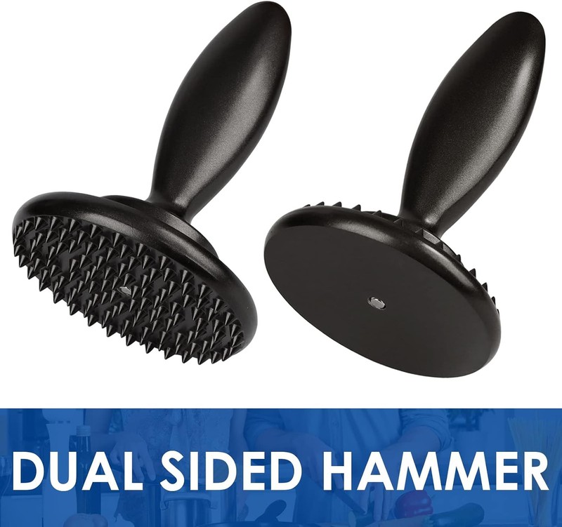 Burger Press Hamburger Press Dual Sided Meat Tenderizer & Pounder Hamburger gallery