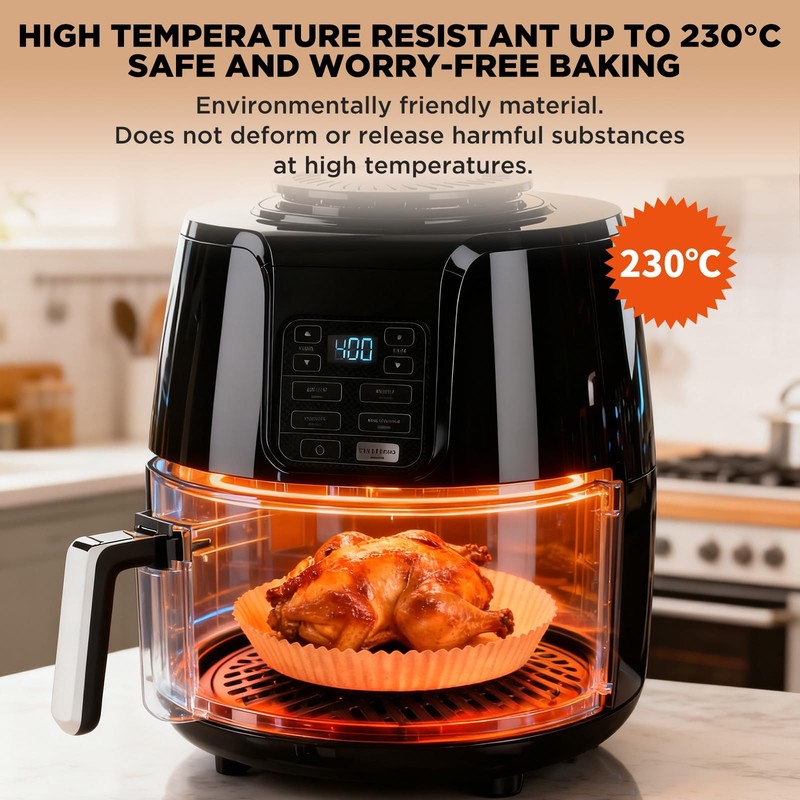 Air Fryer Liners Disposable 7.9'', 20cm, 20cm/7.9in-200 gallery