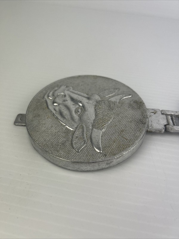 Vintage Cow Hamburger Cast Press Bull Face MCM Kitchenalia gallery
