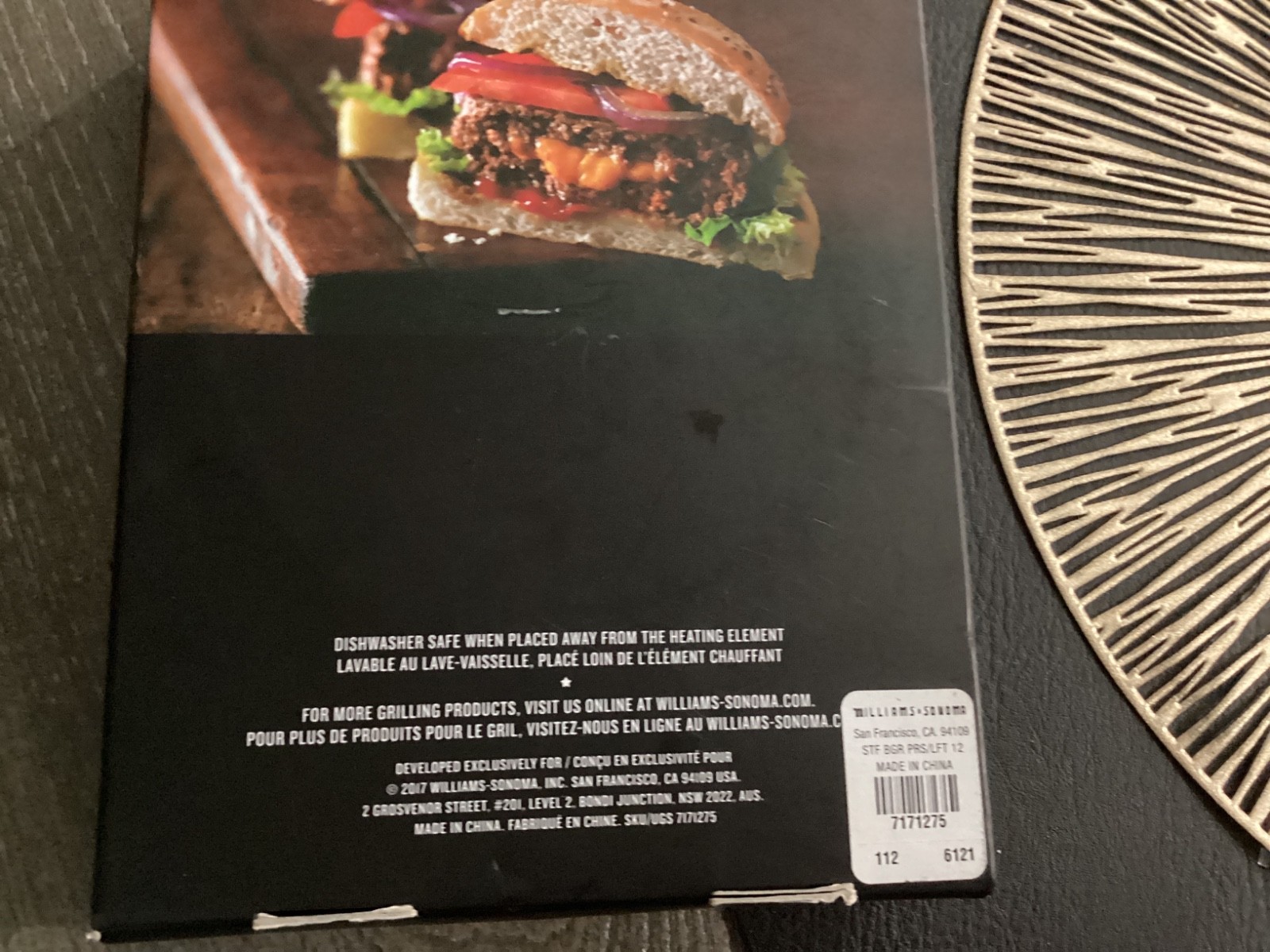 Williams-Sonoma Stuffed Burger Press Quick Release Dishwasher Safe gallery