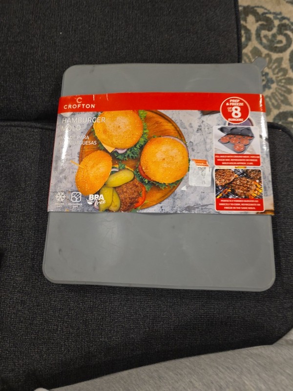 Crofton Burger Master Mold Innovative 8-in-1 Burger Press & Freezer Container N gallery