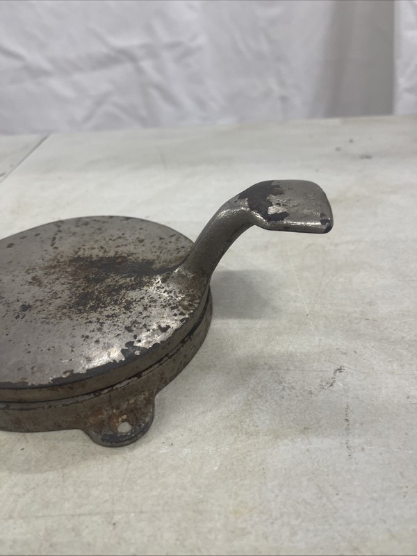 Vintage HAMBURGER PRESS CAST IRON Sears Kenmore ? Not For Sure Very Heavy JK gallery