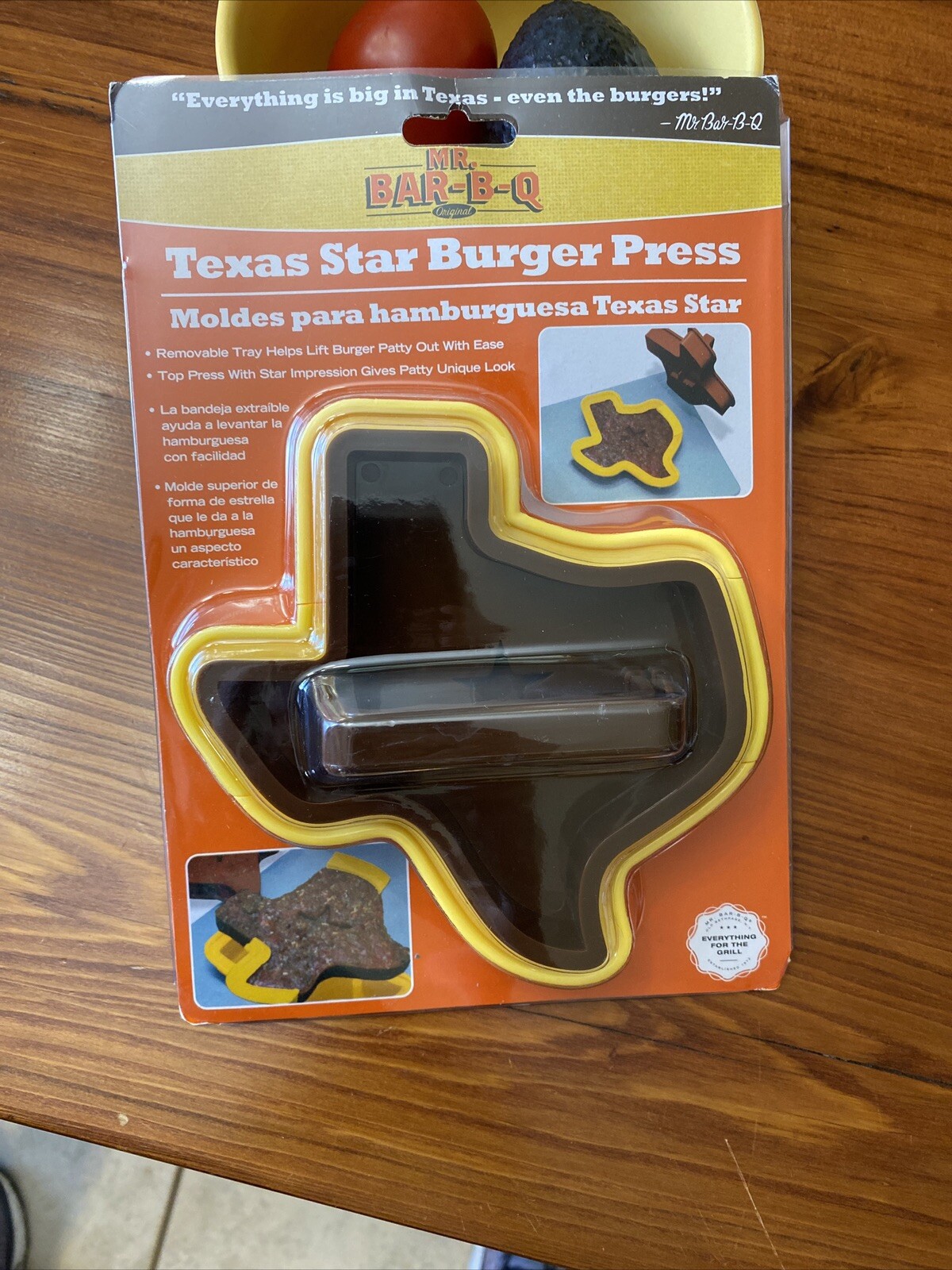 Texas Star Burger Press Mr Bar-B-Q Patty Press “Everything is big in Texas” gallery