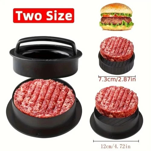 3 IN 1 Non Stick Stuffed Burger Press Hamburger Patty Molds Maker Sliders BBQ gallery