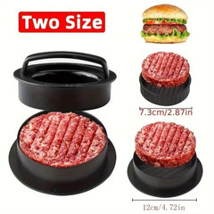 3 IN 1 Non Stick Stuffed Burger Press Hamburger Patty Molds Maker Sliders BBQ