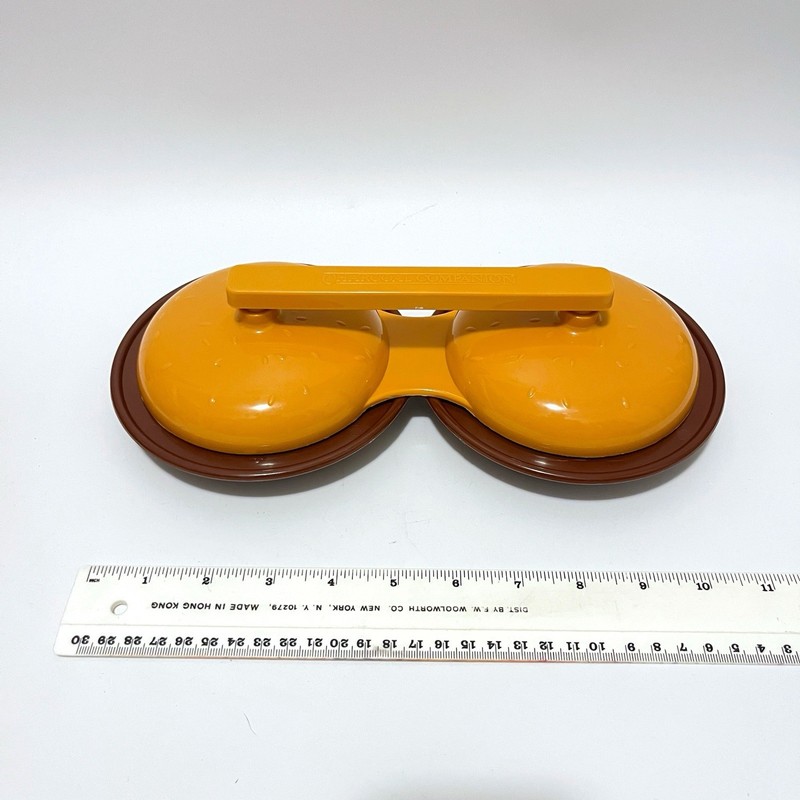 Charcoal Companion Double Hamburger Press Mold 2005 Burger 4.5 Circular Patties gallery