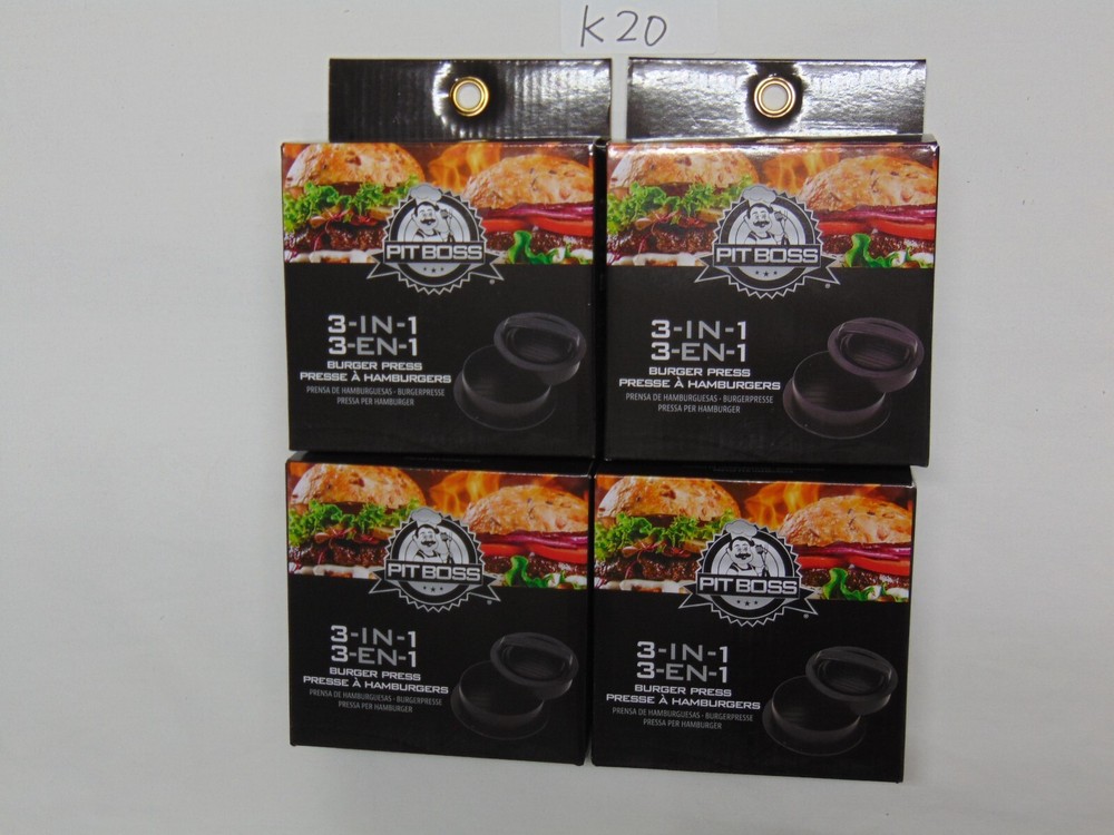Pit Boss 3-In-1 Burger Press Lot of 4 New PN 60550 Stuffed (4 Pack)
