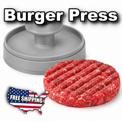 Burger Press Hamburger Patty Maker Mold Round Burger Form BBQ Grill Kitchen Tool
