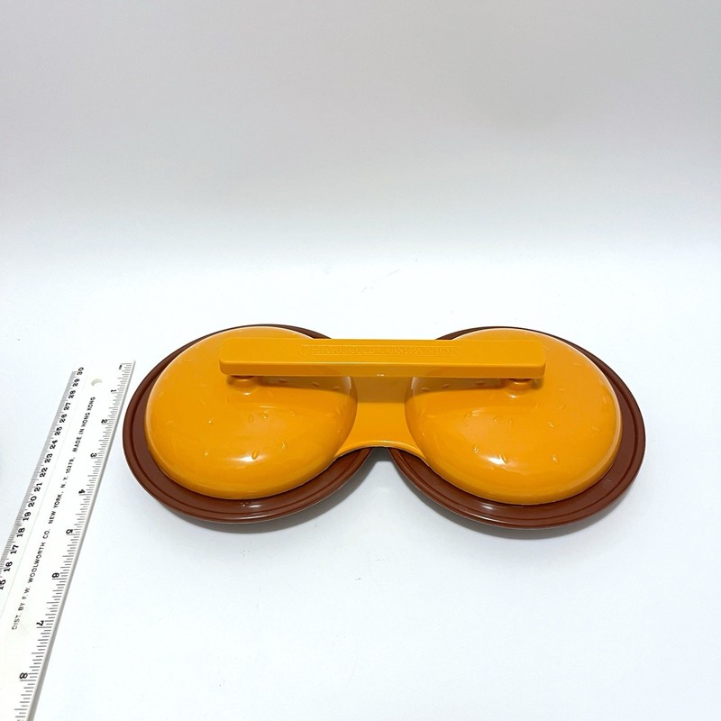 Charcoal Companion Double Hamburger Press Mold 2005 Burger 4.5 Circular Patties gallery