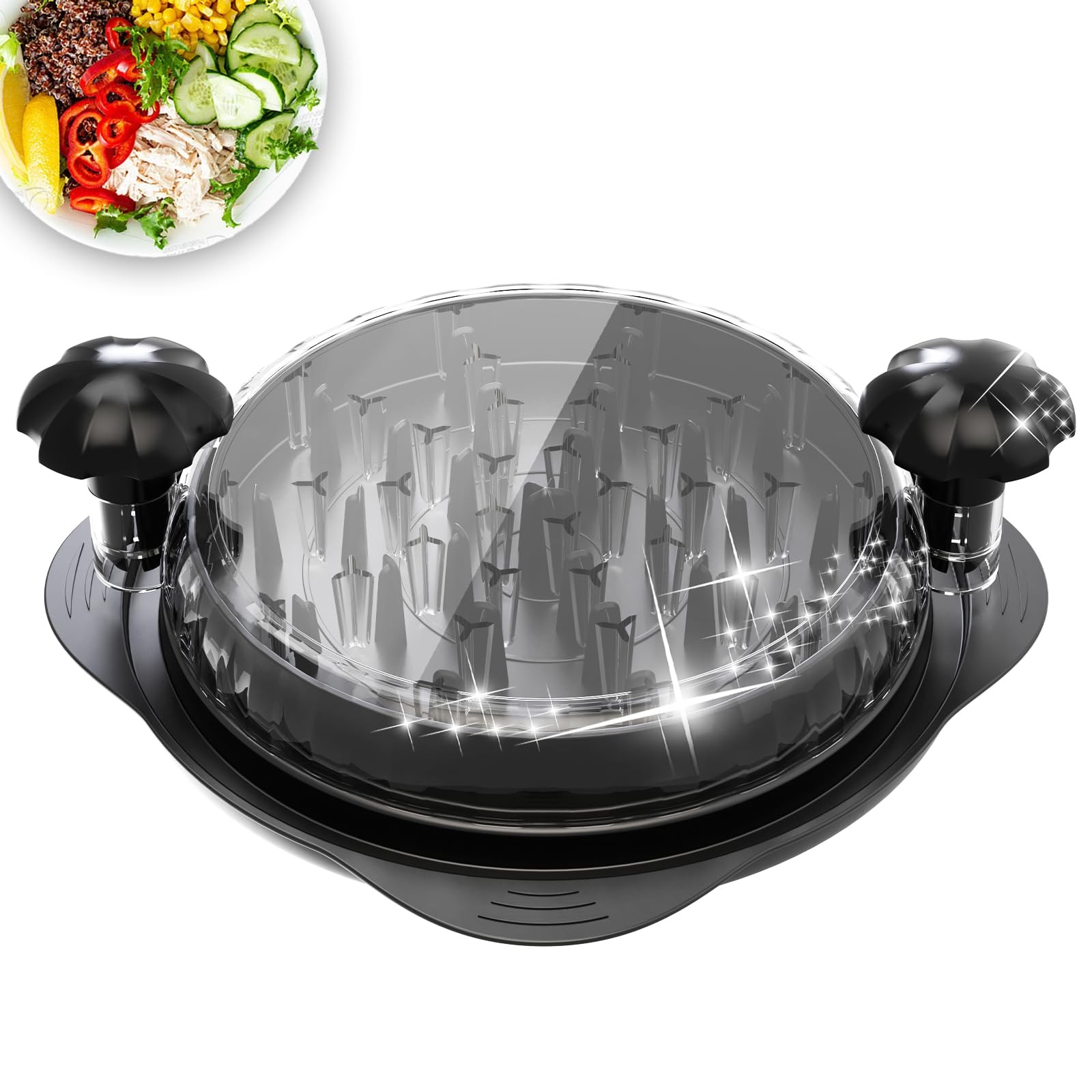 XUPAINC XL11.5” Chicken Shredder, Large Pro Meat Shredder Tool Normal, Black gallery