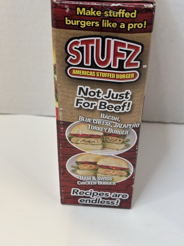 Smash Burger Press: Hamburger Patty Maker Stuffed Burger (As Seen On TV) gallery