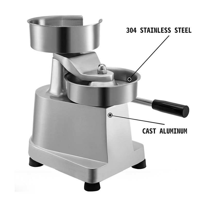 GorillaRock Hamburger Maker | 5-inch Meat Patties | 500 Pcs Paper Sheet Free Set gallery