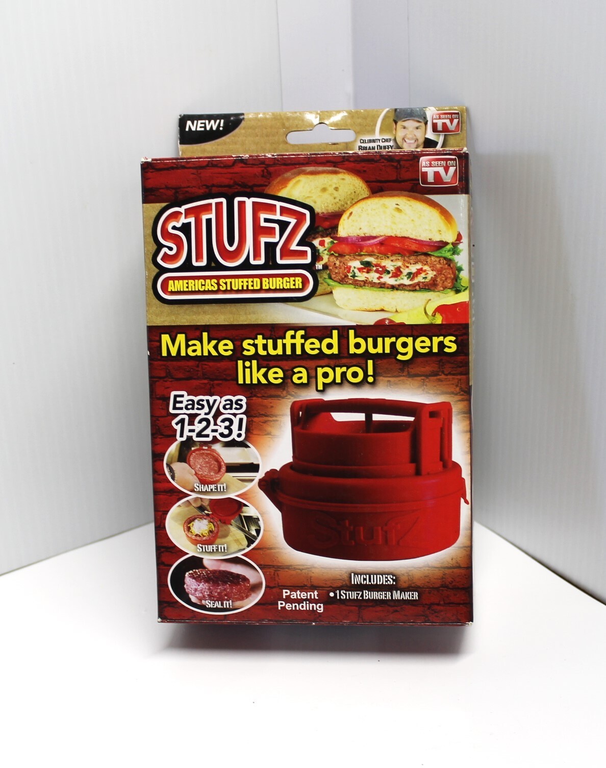 STUFZ Stuffed Burger Press, New In Box As Seen On TV gallery