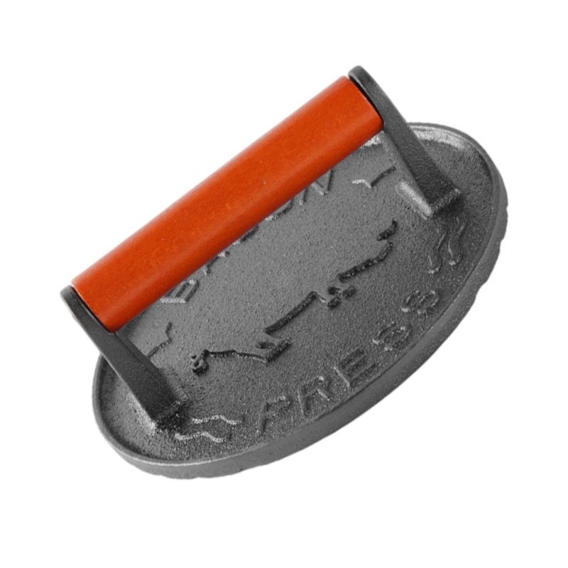 Cast Iron Burger Press Heat Resistant Heavy Duty Patty Maker with Handle gallery
