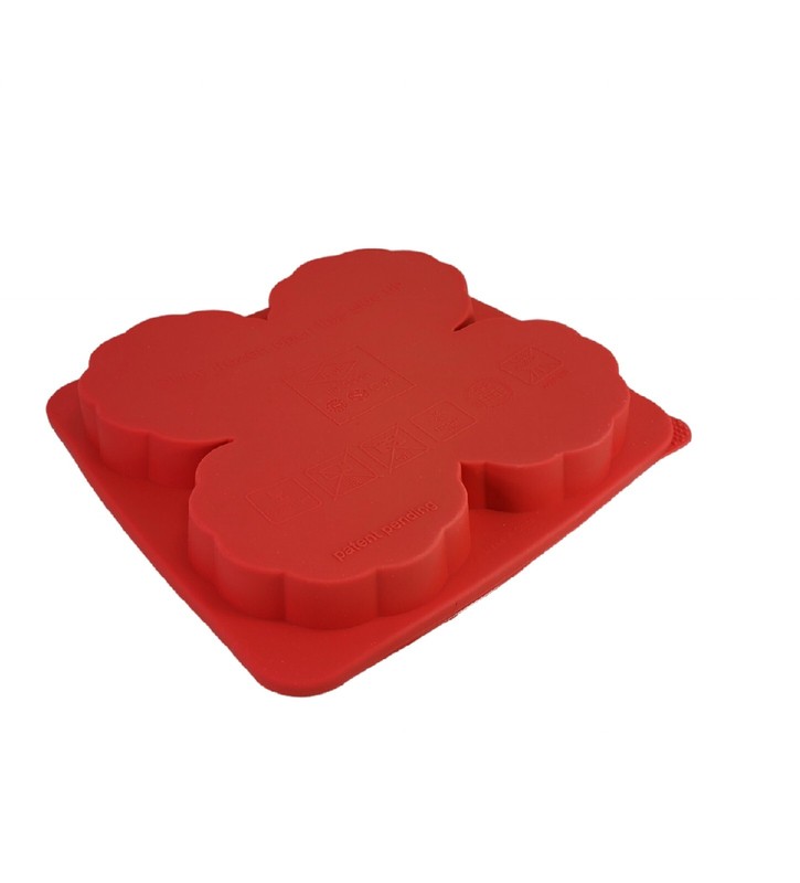 Smart Chef Silicon Burger Press 4 In 1 Half Pound Burger Shape & Store Open Box gallery