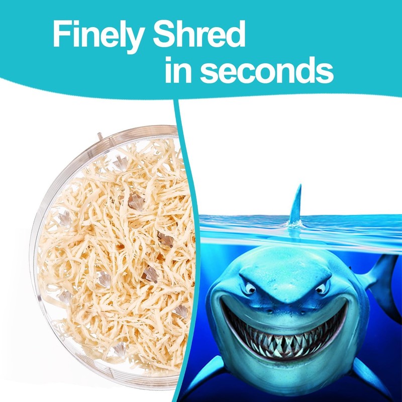 Chicken Shredder - Clear Tool Twist, Meat 6x6x4, gallery