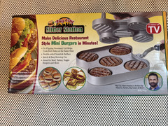 Big City Slider Station Nonstick Surface Mini Burgers – Happy Hour Whenever!