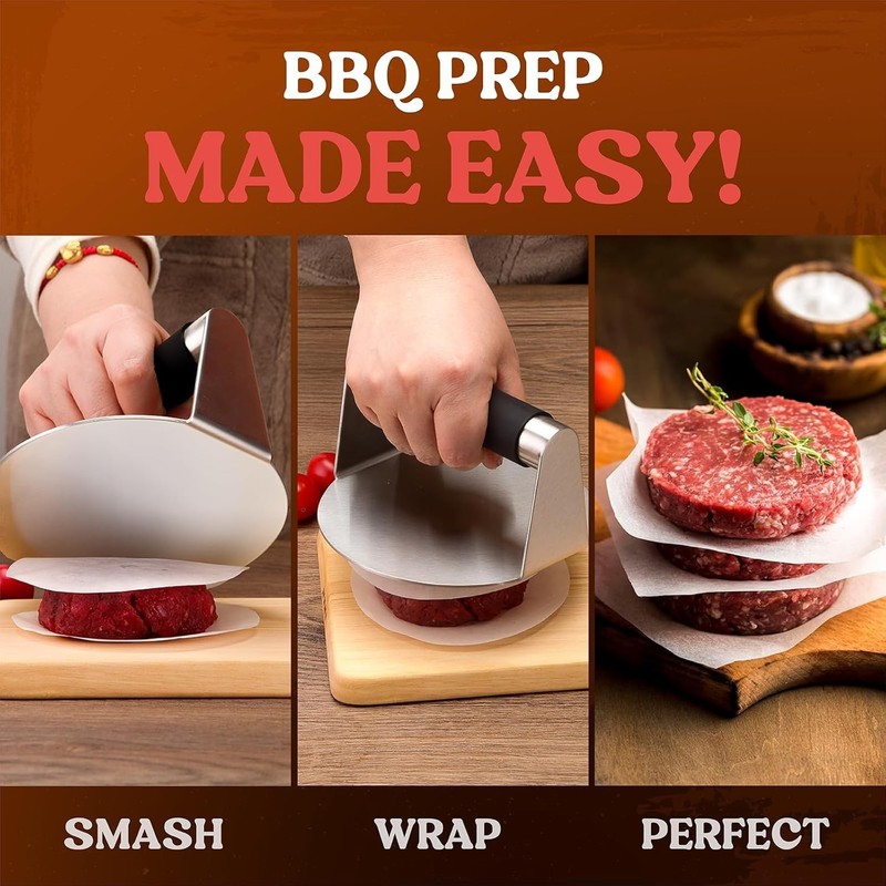Versatile 5.5-Inch Non-Stick Burger Press - Effortless Grilling & Easy Cleaning gallery
