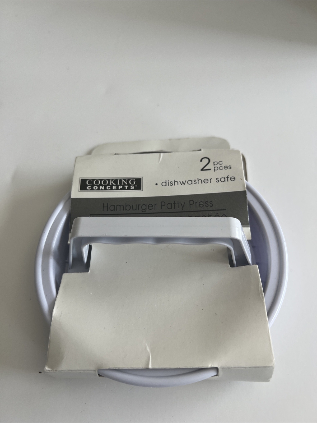 Single Hamburger Patty Beef Press Cooking Concepts 2 Pieces Brand New gallery