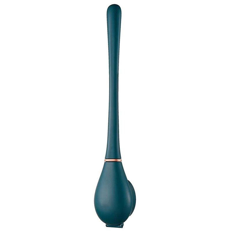 Silicone Toilet Brush with Minimalist Wall-Mount Holder for Contemporary Bath gallery