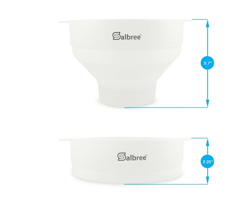 The Original Salbree Collapsible Silicone Microwave Popcorn Pop... USA FAST SHIP gallery