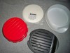Veleka - Red Plastic Hamburger Press  6.7 x 5.1 x 2.5 inches   gallery