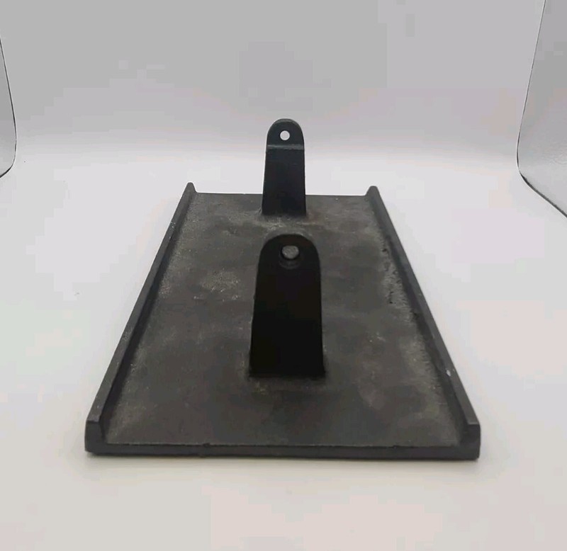 Cast Iron Meat Press Rectangle Burger Press Missing Handle gallery