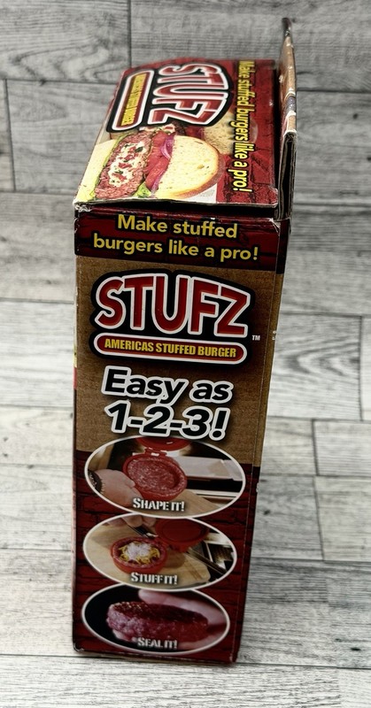 STUFZ Americas Stuffed Burger Maker As Seen On TV Hamburger Ships FAST! gallery