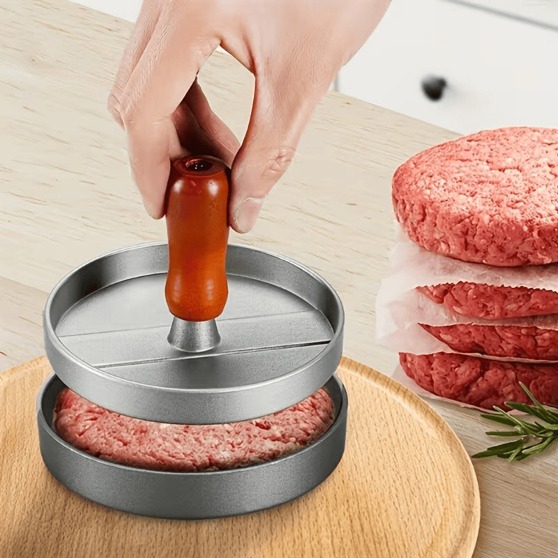 Hamburger Patty Maker Press – Non-Stick Burger Mold for Beef BBQ & Grill Cooking gallery