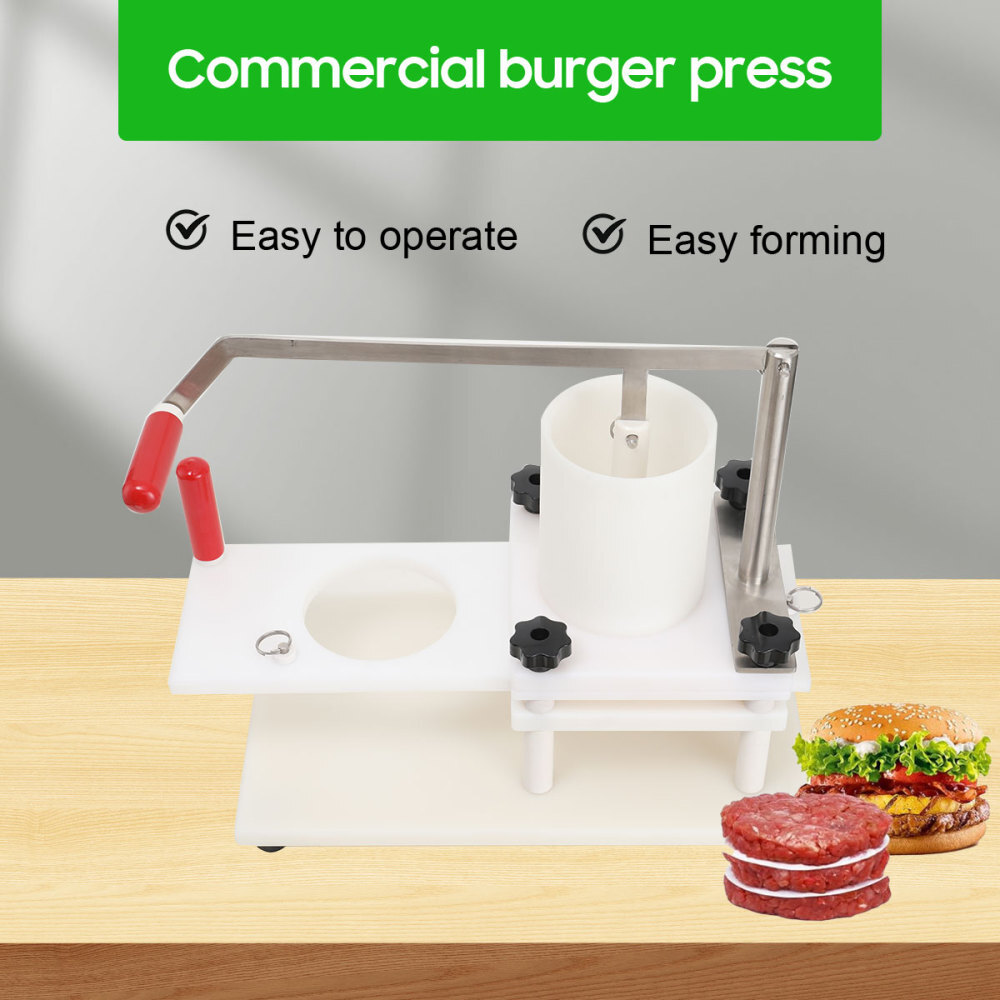 Commercial Burger Patty Maker, Heavy Duty 130mm Hamburger Beef Patty Maker gallery