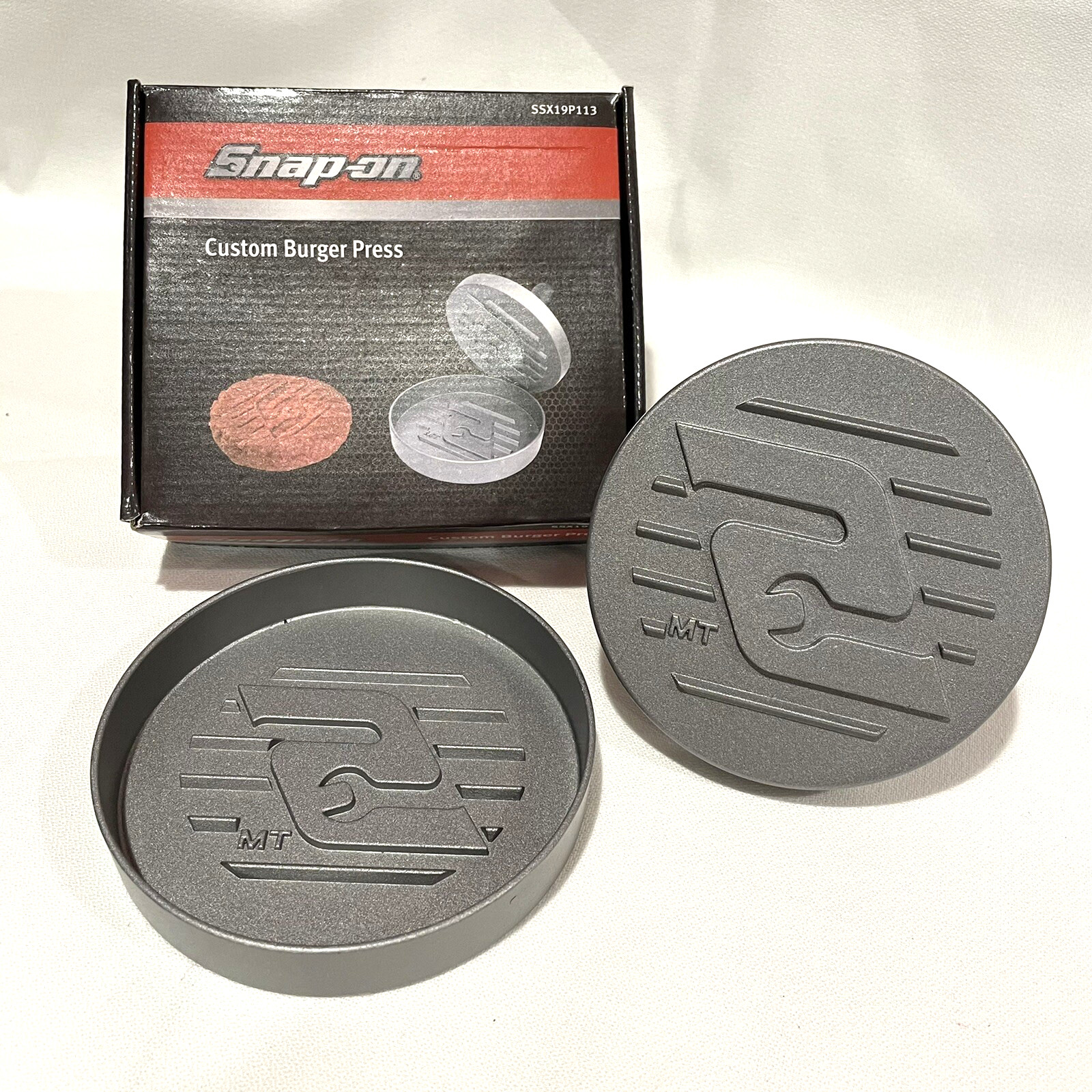 Snap-on Custom Burger Press Grilling Cooking Collectible SSX19P113 - New in Box gallery