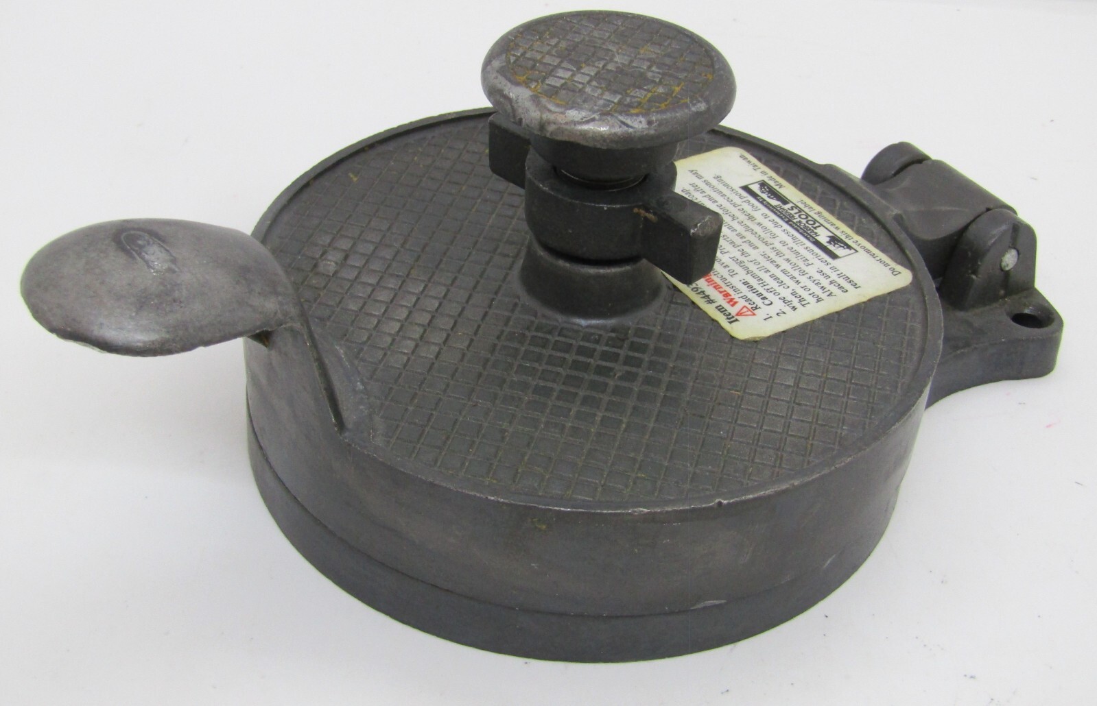 Harbor Freight Aluminum, Adjustable Hamburger Press. gallery