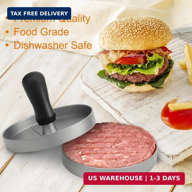 TACGEA Burger Press 150 Patty Papers, Non-Stick Hamburger Patty Maker with Wax P gallery