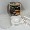VINTAGE The Burger Thing by Hoan - 1/4 Pound Burger Press COMPLETE w/ Box 1985 gallery
