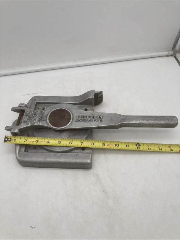Vintage Holly Molding Devices 5” Hamburger Patty Press Molder Cast Aluminum USA gallery