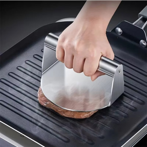 Stainless Steel Smash Burger Press Heavy Duty Patty Maker BBQ Grill Tool gallery