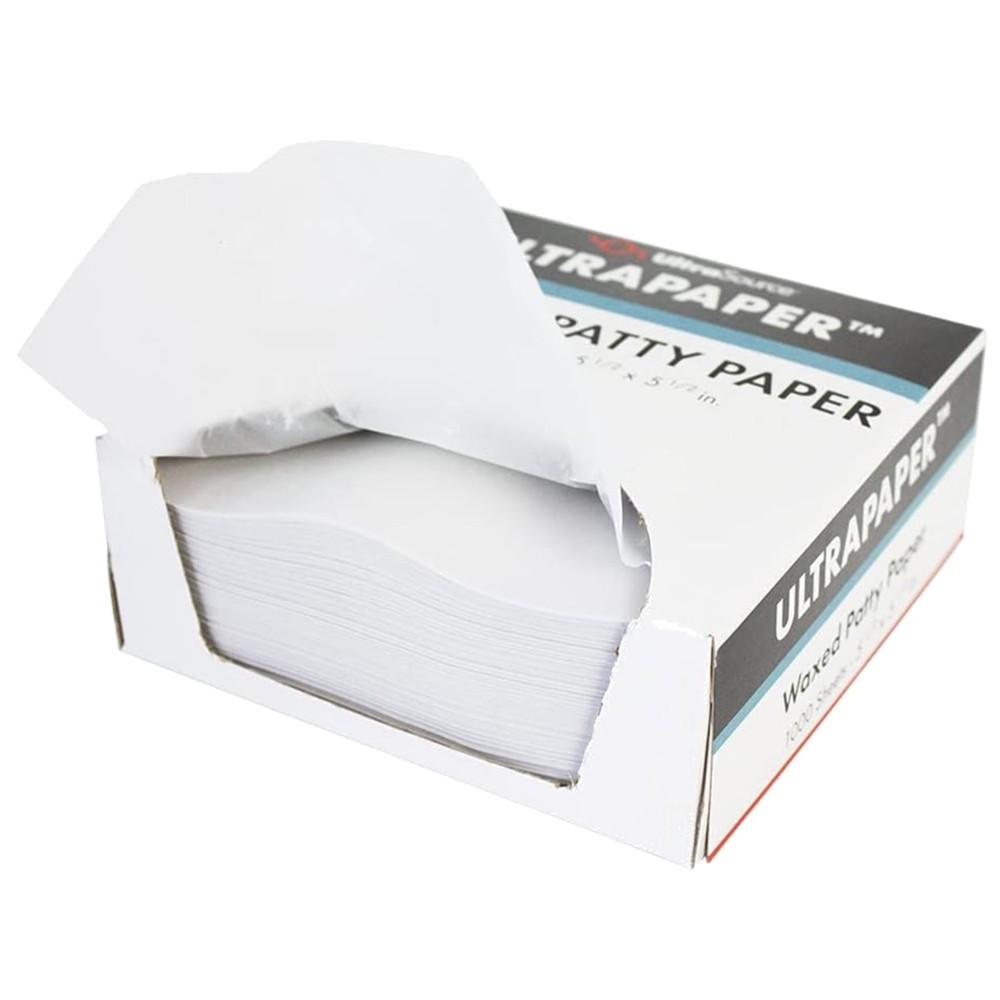 UltraPaper Hamburger Patty Paper 1000 Pack - White