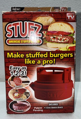 STUFZ Americas Stuffed Burger (1 Pack) | Make Burgers Like a Pro, As-Seen-On TV