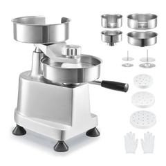 Uimoso 4″/5″/6″ Commercial Burger Patty Maker Hamburger Press Forming Machine