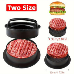 1 Set Non-stick Hamburger & Meat Pie Mold – Perfect for Kitchen and Home Cooking