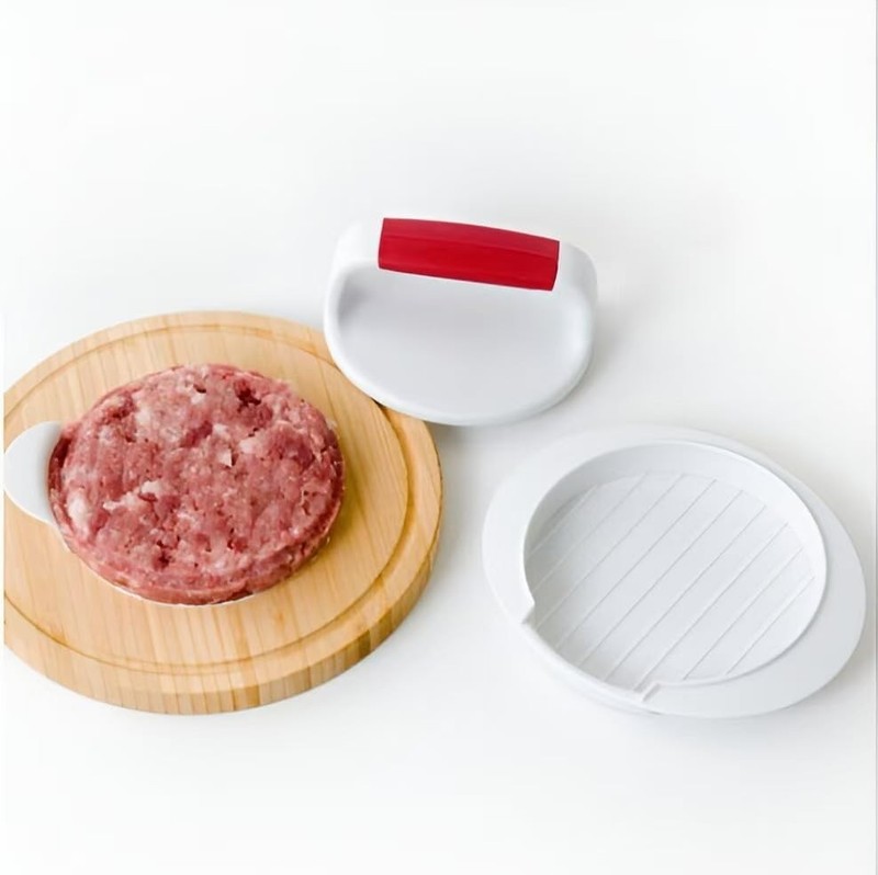 Elegant Hamburger Patty Press & Hand Pie Mold - 7.79 Cups – Easy Clean Design gallery