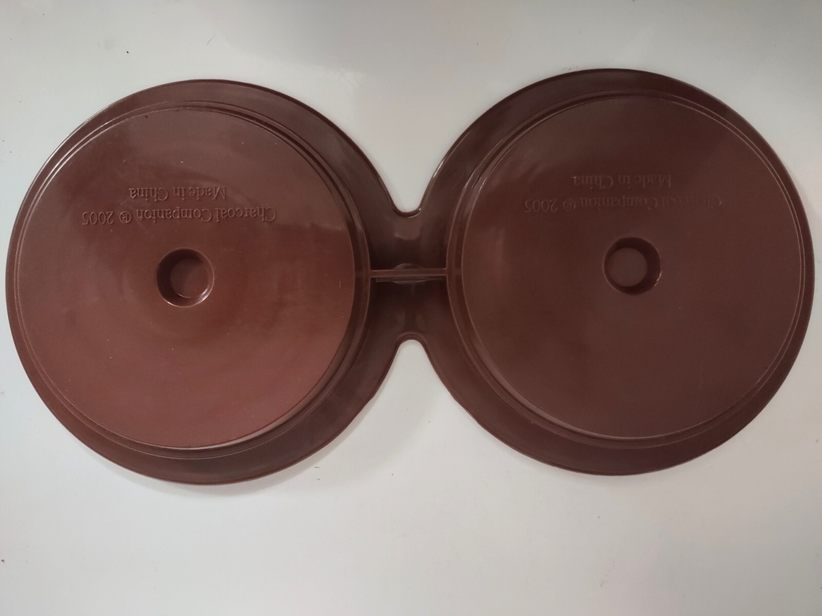 Charcoal Companion Double Hamburger Press Mold 2005 Burger 4.5" Circular Patties gallery