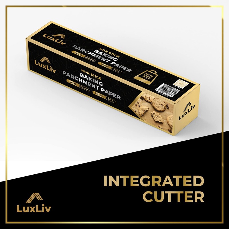 LuxLiv® Unbleached Brown Parchment Paper Roll – Natural 1ft x 164ft, gallery