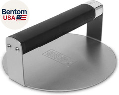 Griddle Smashed Burger Press – Stainless Steel Smash Burger Tool with Non‑Slip G