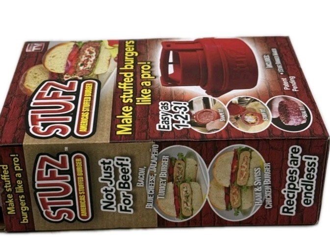 Stuffed Burger Press STUFZ Americas Hamburger Patty Molds Maker Sliders BBQ US gallery