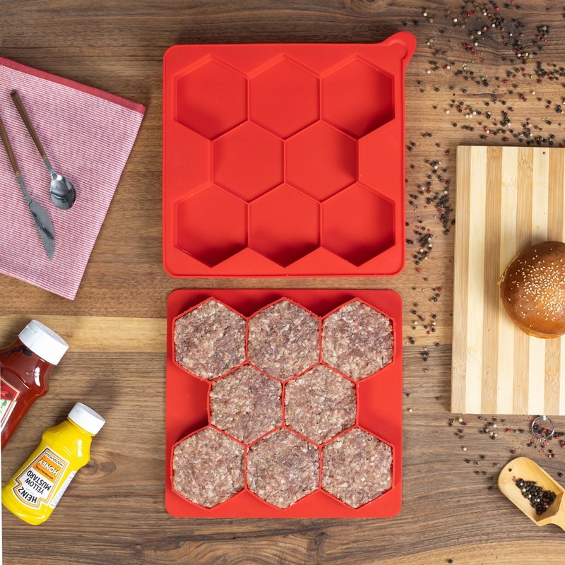Burger Master Innovative 8-in-1 Burger Press & Freezer Container gallery
