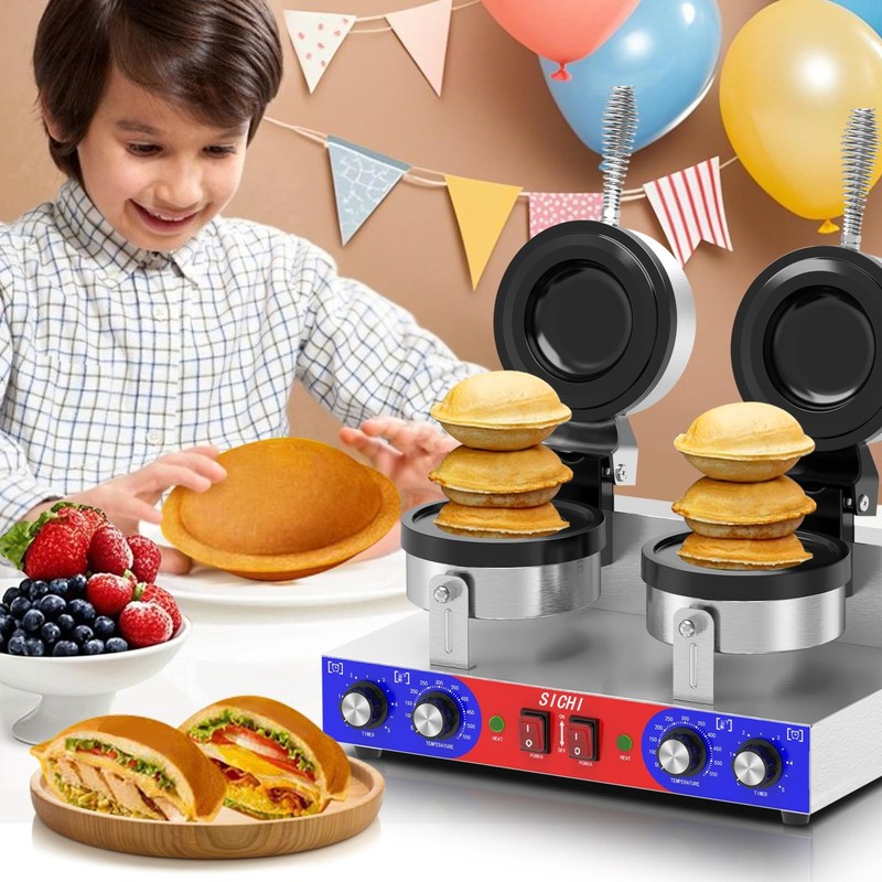 SICHI Ufo Burger Maker Machine - Commercial Ice Cream Burger Machine gallery