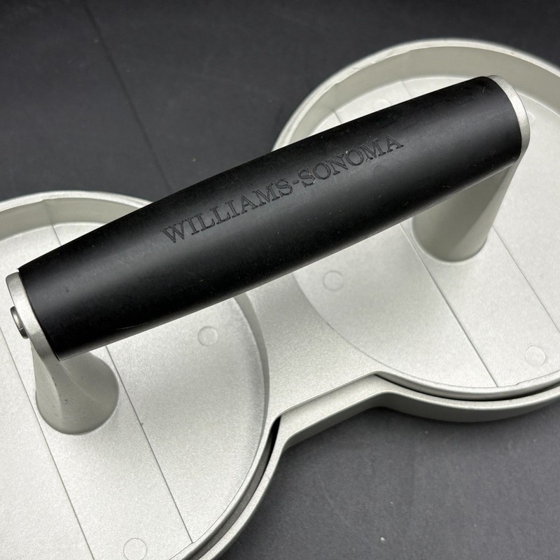 Williams Sonoma Double Burger Press Nonstick Aluminum Plates Grilling Gift gallery