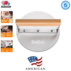 Stainless Steel Burger Press, 6 inch Round Burger Smasher Round Hamburger Pre…